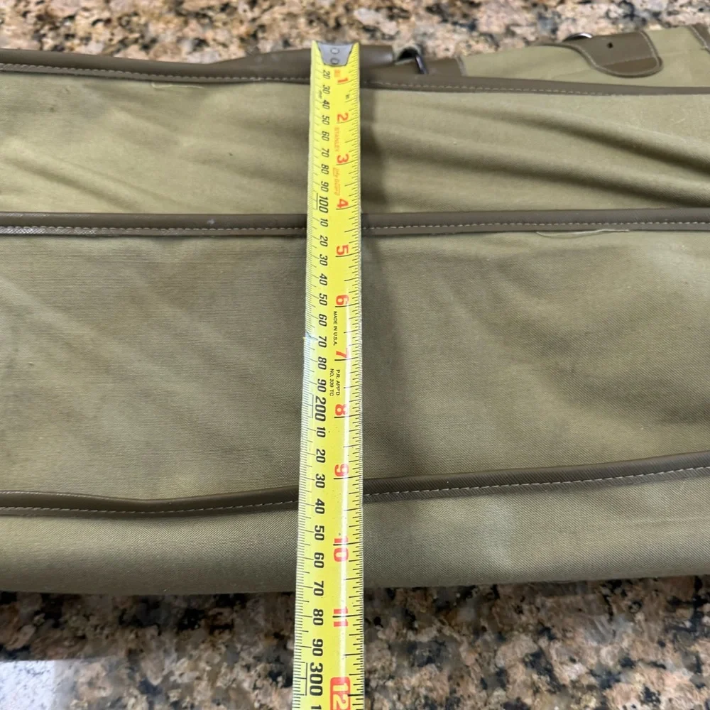 Khaki Brown Canvas Vintage Calvin Klein Overnighter Weekender Travel Bag RARE